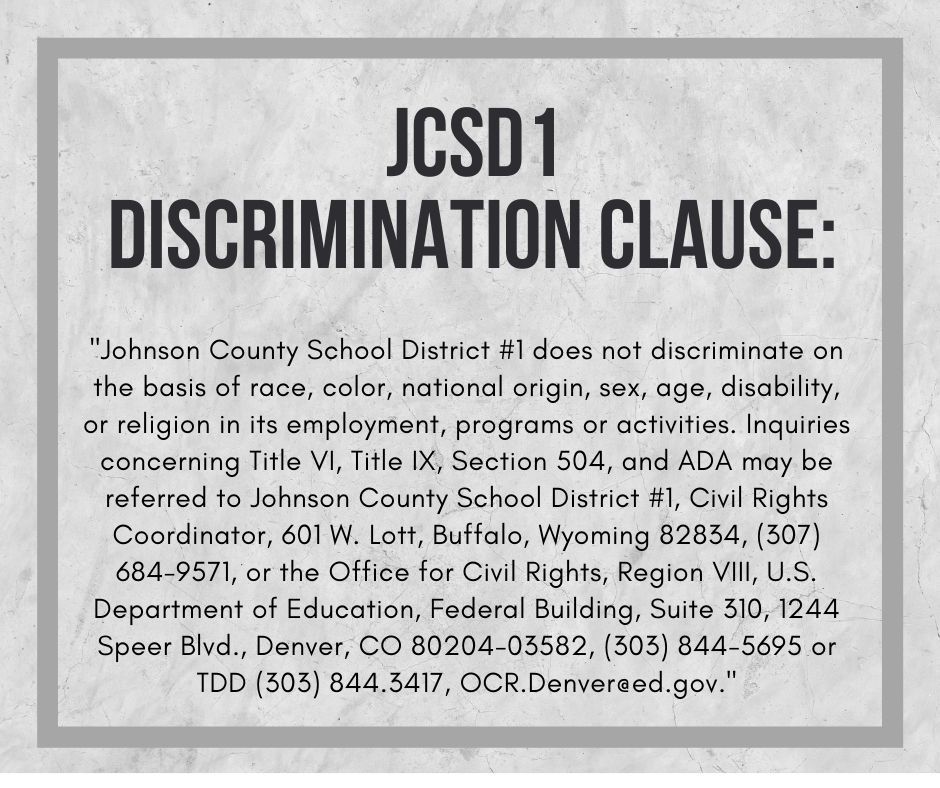 JCSD1 Discrimination Clause